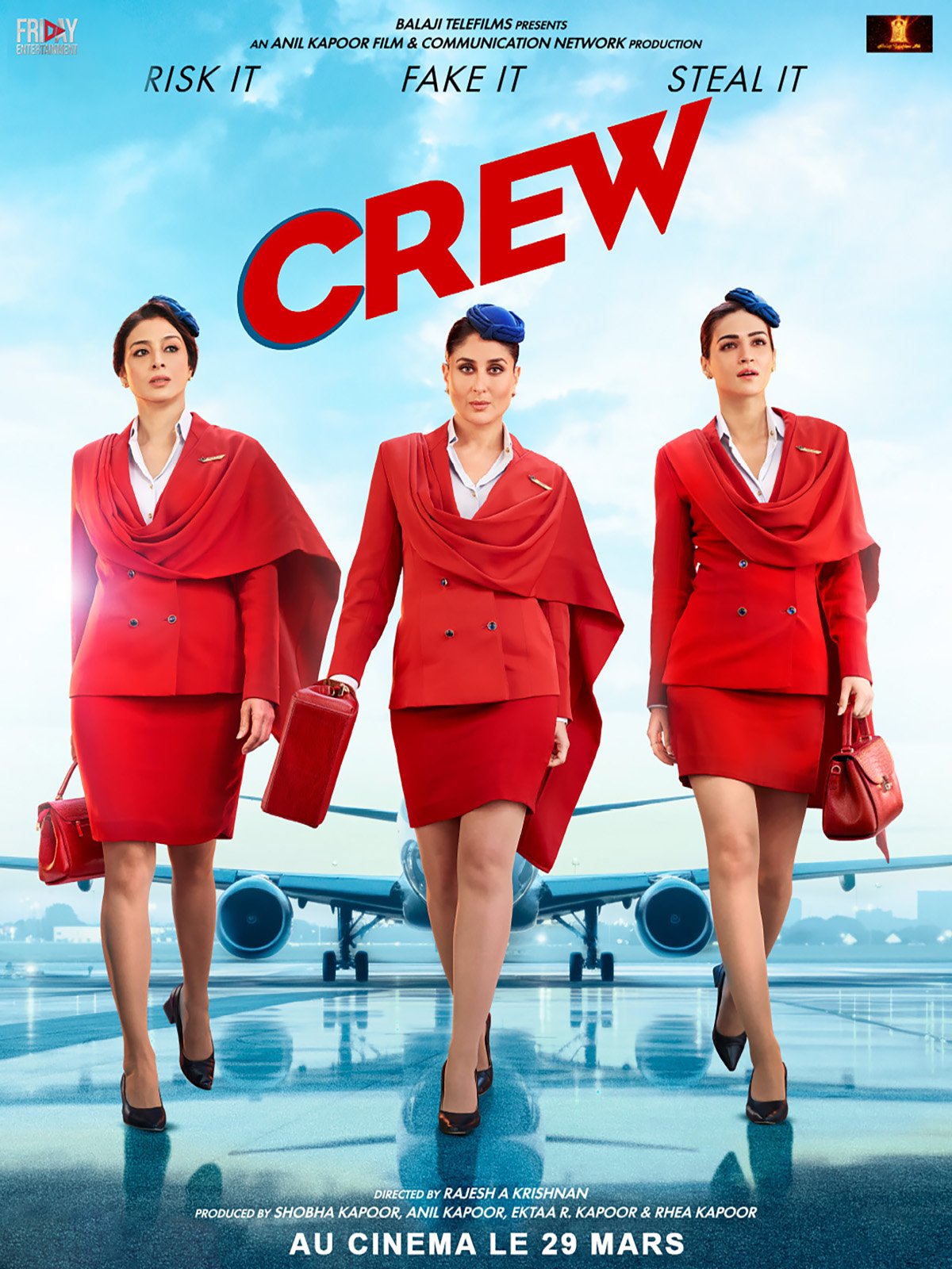 Download Crew 2024 Netflix Hindi Full Movie 480p  720p  1080p